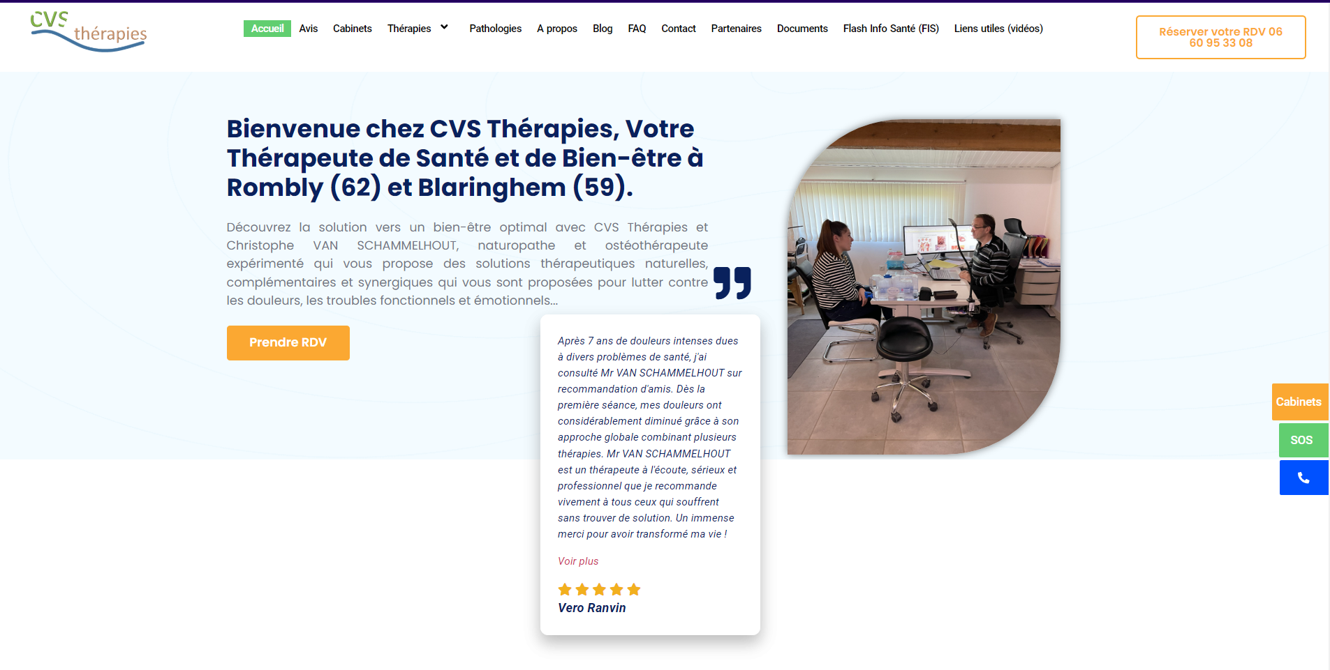 Site CVS Thérapies