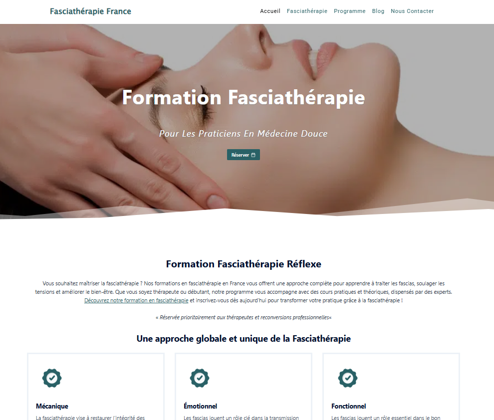 Site Fasciathérapie France