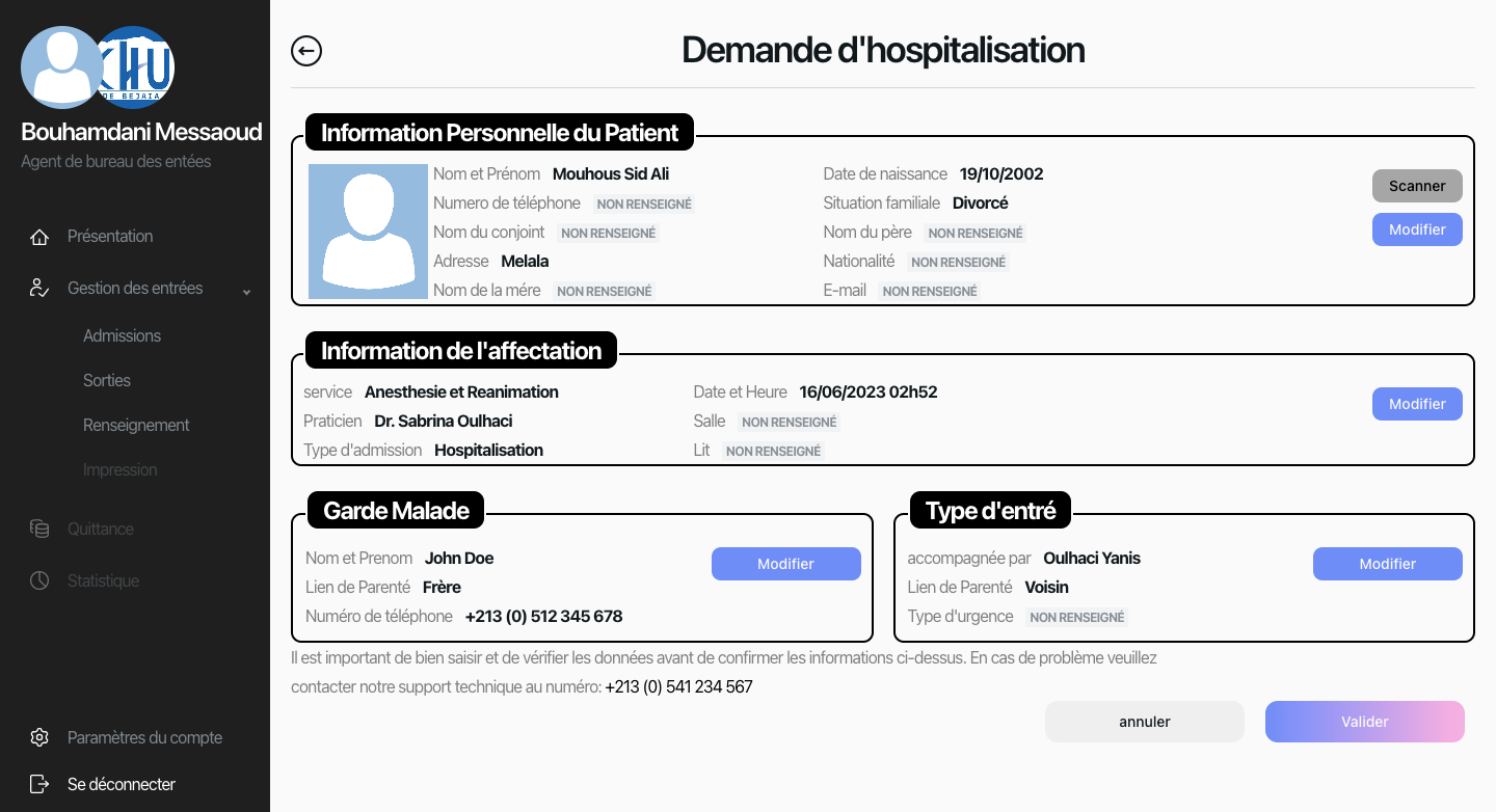 Hospitalisation